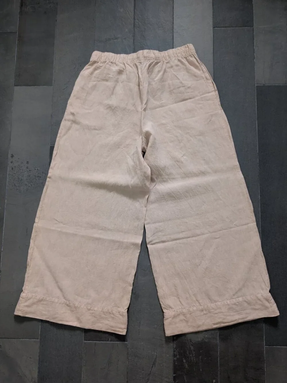 Zara wide leg linen pants - L